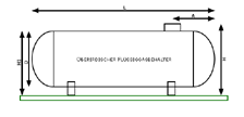 Oberirdischer Flssiggasbehlter